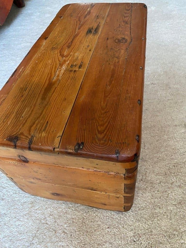 prachtige kleine oud franse kist, Huis en Inrichting, Woonaccessoires | Kisten, Gebruikt, 50 – 75, Minder dan 50 cm, Minder dan 50 cm