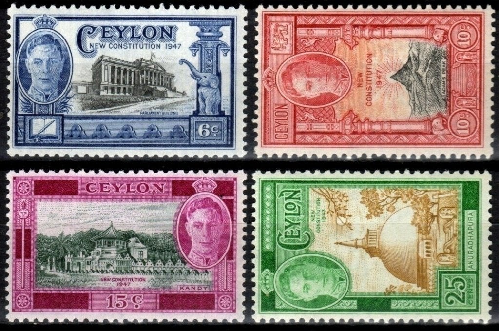 Mooi kavel Commonwealth Ceylon *volgom LZD252., Ophalen of Verzenden, Postfris
