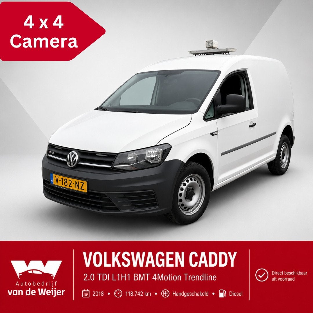 Volkswagen Caddy 2.0 TDI 4Motion 4x4 Camera Inrichting Zoekl, Stof, Gebruikt, 4 cilinders, Volkswagen