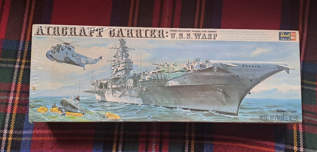 Revell 1/540 USS Wasp, Ophalen of Verzenden, Zo goed als nieuw, 1:200 of kleiner, Revell
