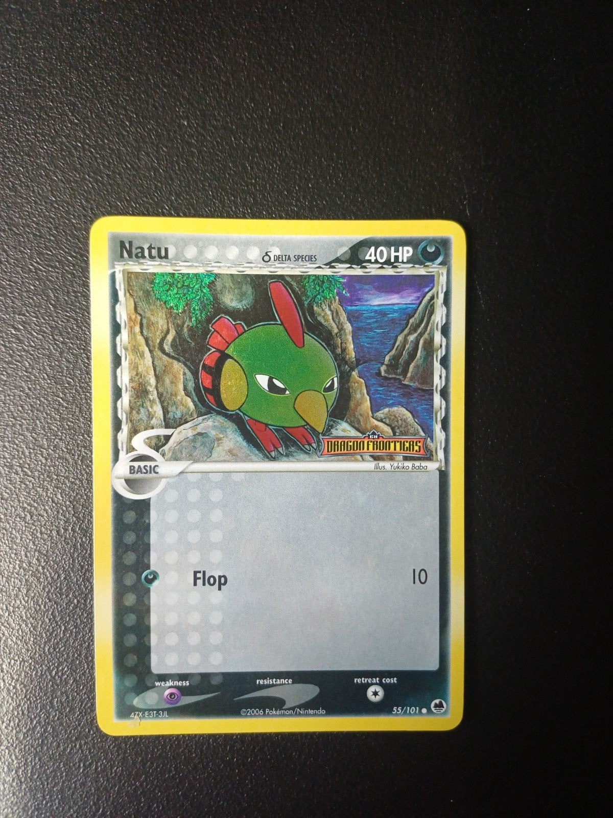 Natu #55 Stamped Delta Species, Verzenden, Zo goed als nieuw, Losse kaart, Foil