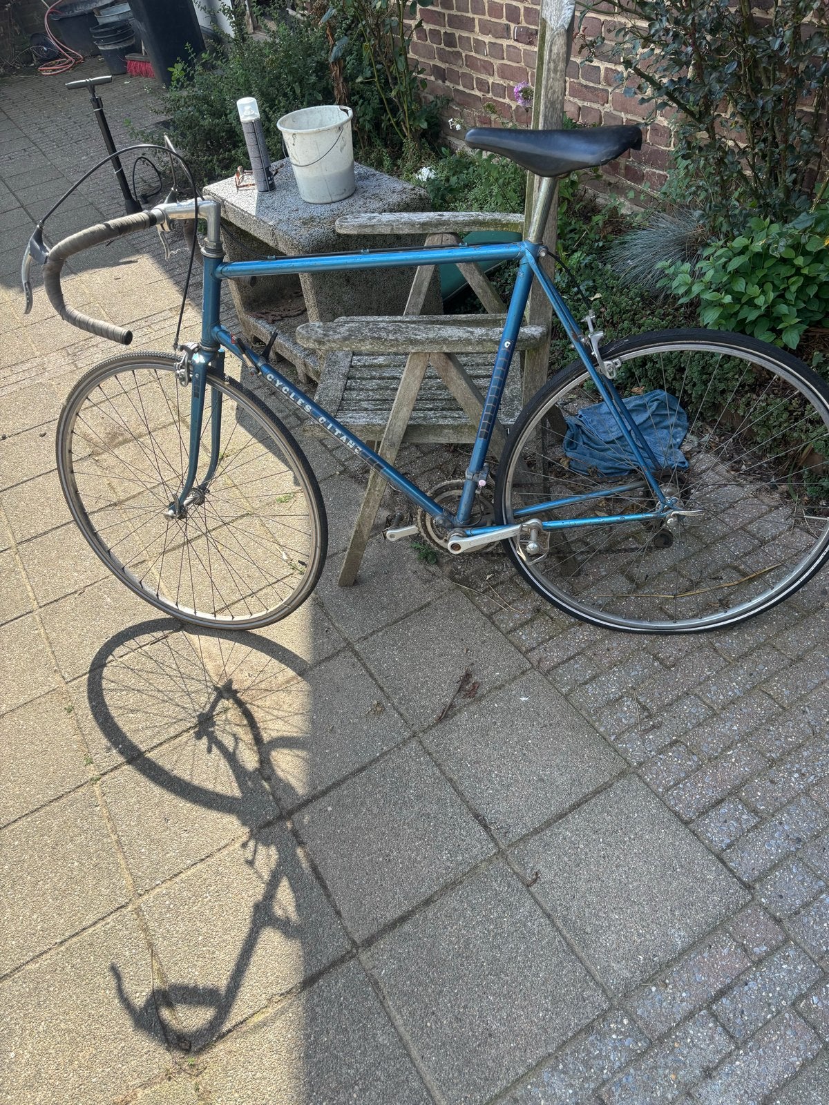 Vintage Gitane racefiets - Klassieke stalen ros, Gebruikt, Staal, 53 tot 57 cm, Ophalen