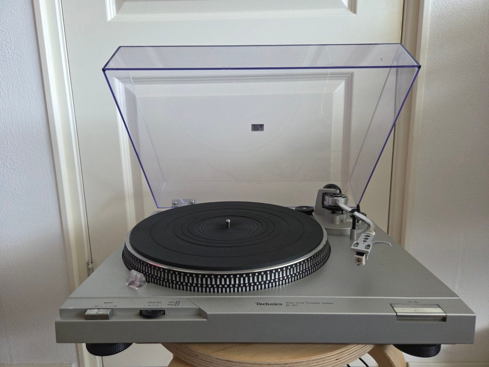 Technics SL-D1 direct drive platenspeler, Ophalen, Gebruikt, Pitch-regelaar, Platenspeler