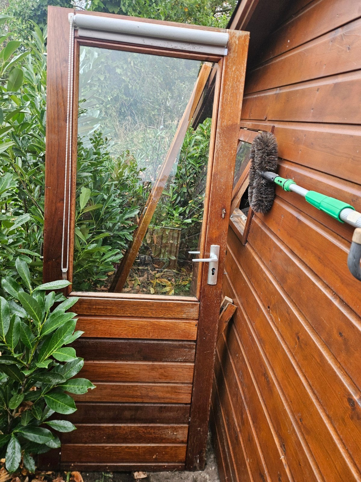 Hardhouten deur met kozijn 78x196,5 cm, Doe-het-zelf en Verbouw, Ophalen, Gebruikt, 200 tot 215 cm, Glas