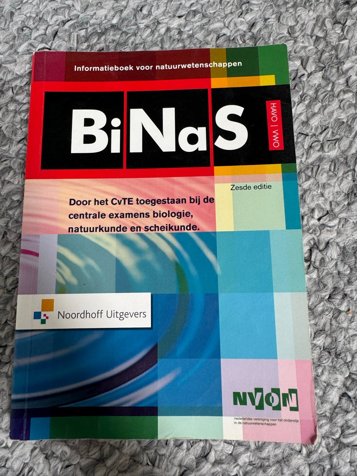 BiNaS 6e editie HAVO/VWO - Informatieboek natuurwetenschappe, Boeken, Ophalen of Verzenden, Beta, Gelezen, HBO