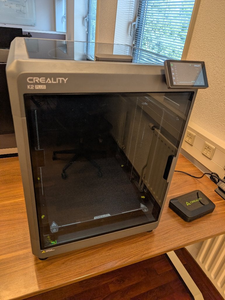 Creality K2 Plus 3D-printer | 228 uur | 350x350x350, Computers en Software, 3D Printers, Ophalen, Ingebouwde Wi-Fi, Zo goed als nieuw