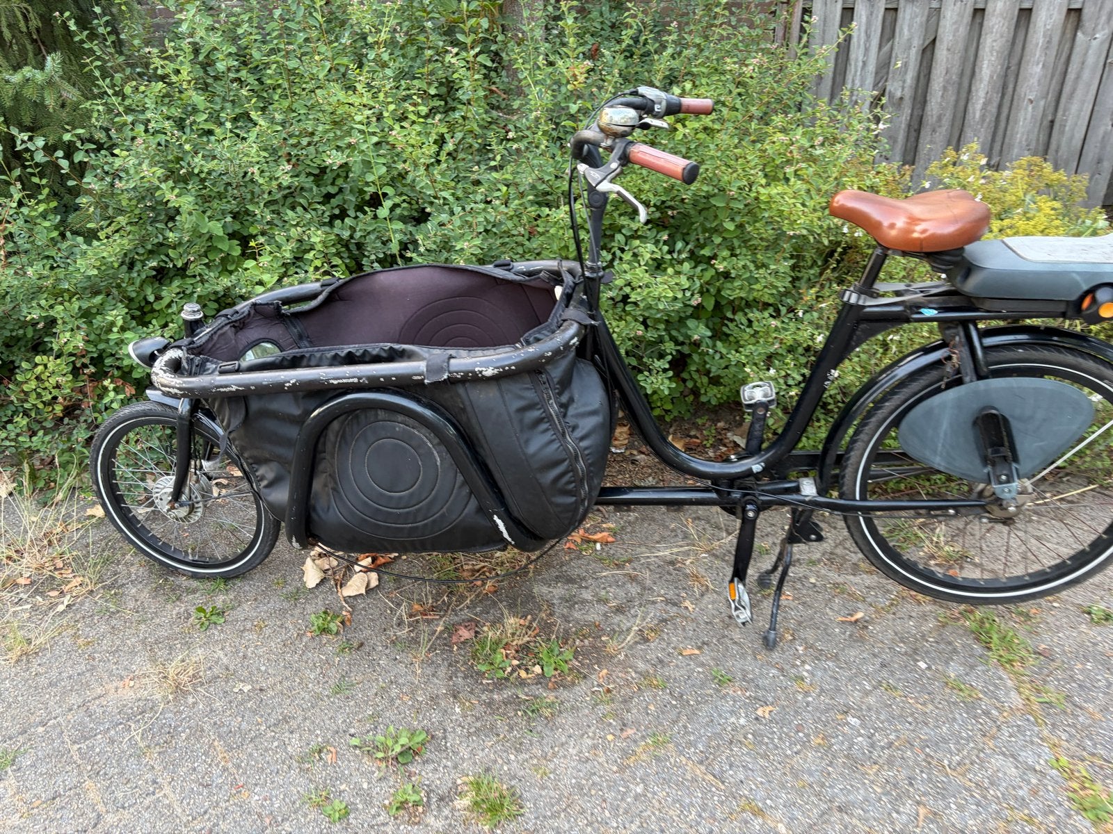 Johnny Loco bakfiets - ketting eraf, Gebruikt, Huif, Ophalen of Verzenden, 2 kinderen