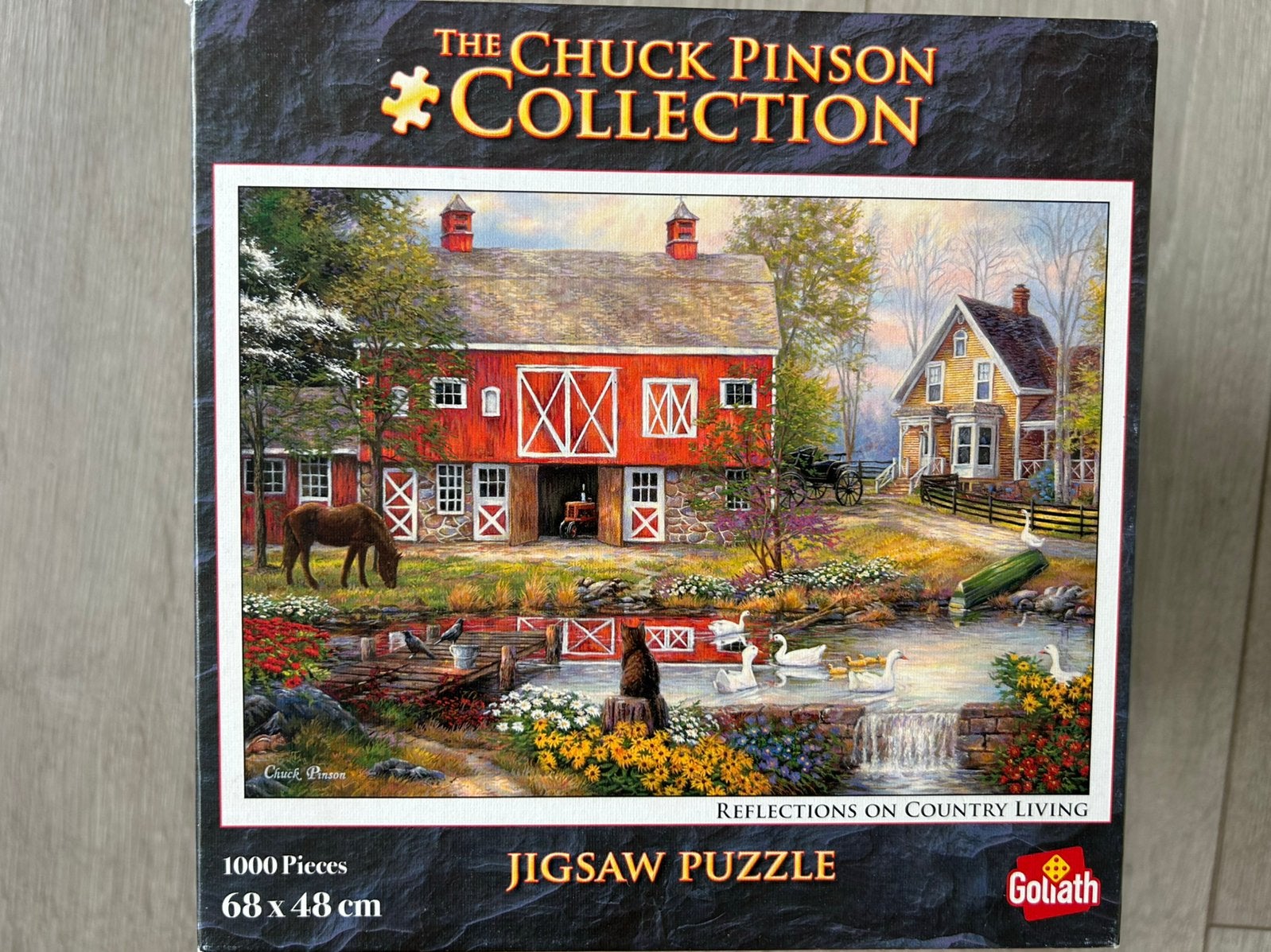 Jigsaw, the Chuck Pinson Collection 1.000 stukjes, Hobby en Vrije tijd, Denksport en Puzzels, Ophalen, 500 t/m 1500 stukjes, Zo goed als nieuw