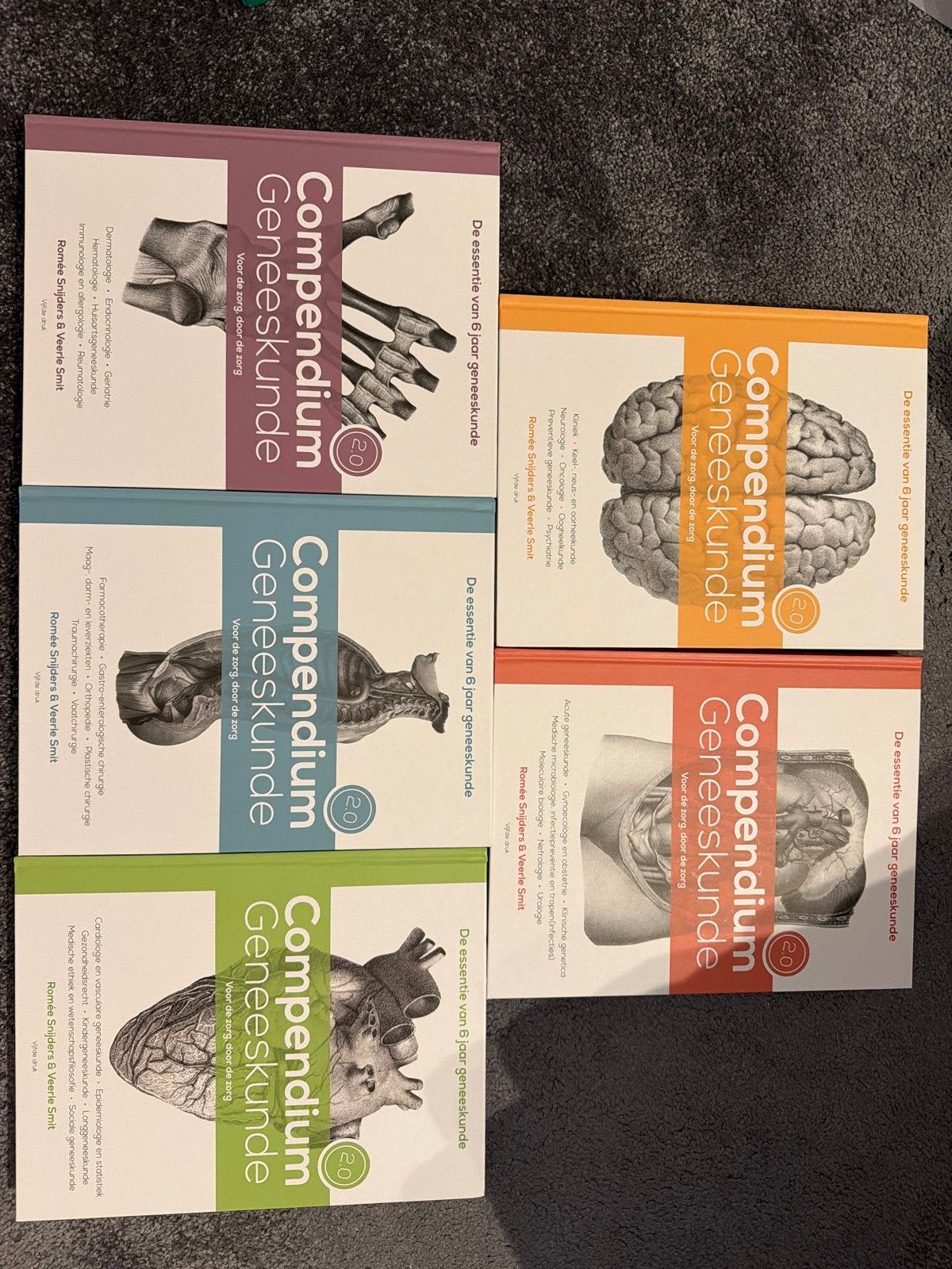 Compendium Geneeskunde 2.0, Deel 1-5 - Romée Snijders, Ophalen of Verzenden, Beta, Zo goed als nieuw, WO