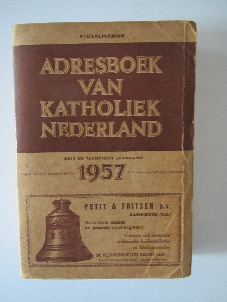 Adresboek  1957 van KATHOLIEK NEDERLAND, Diversen, Verzenden, Zo goed als nieuw
