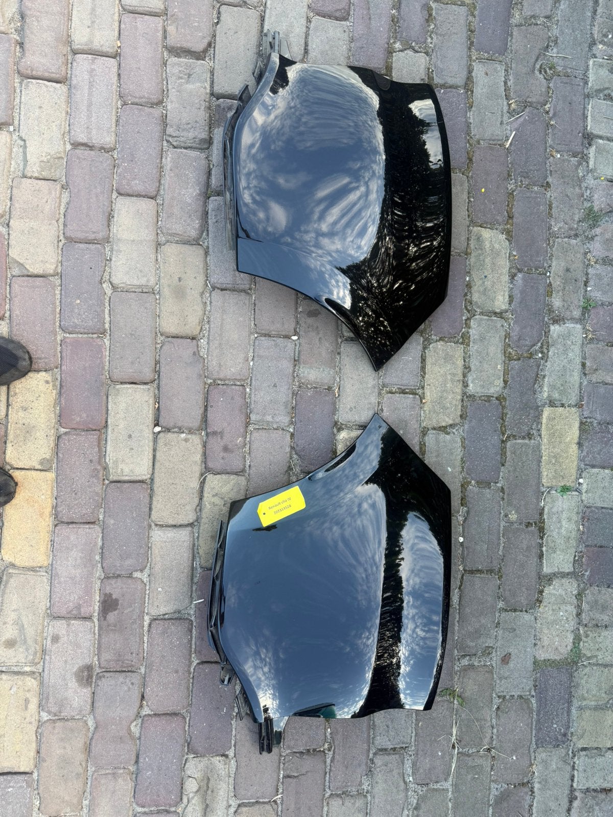 Voorschermen renault clio IV/4 links+rechts zwart, Auto-onderdelen, Carrosserie en Plaatwerk, Ophalen, Gebruikt, Renault, Links