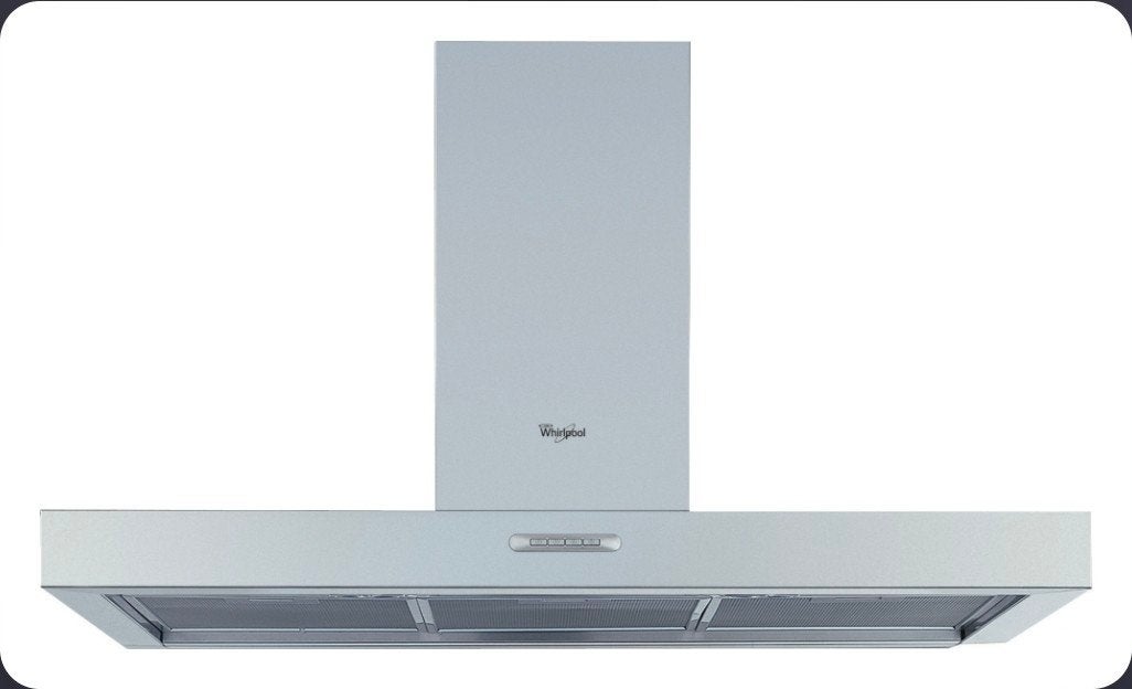Whirlpool AKR471IX 90 cm wandmodel afzuigkap - showroommodel, Ophalen, Wandschouwkap, Nieuw, 400 tot 600 m³ per uur