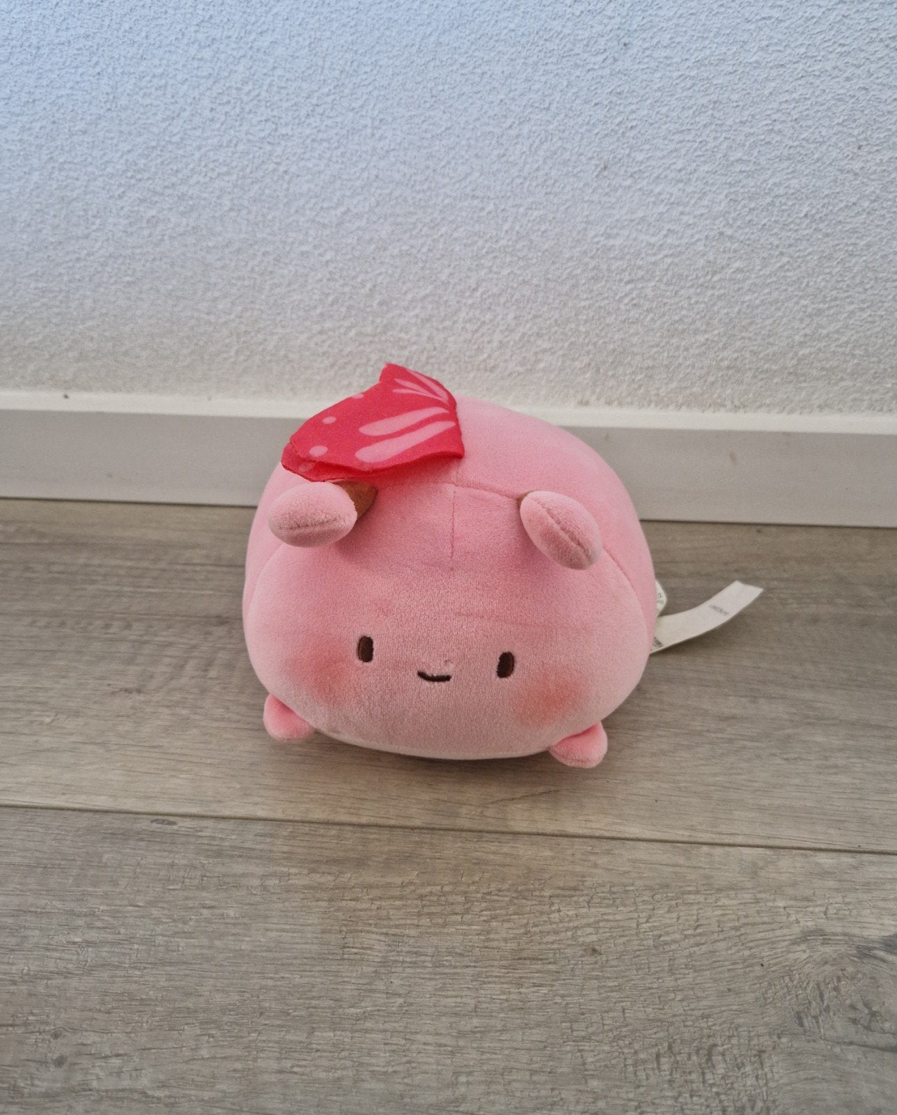 Knuffel plush pluche miniso vlinder roze kawaii butterfly, Ophalen of Verzenden, Zo goed als nieuw, Overige typen