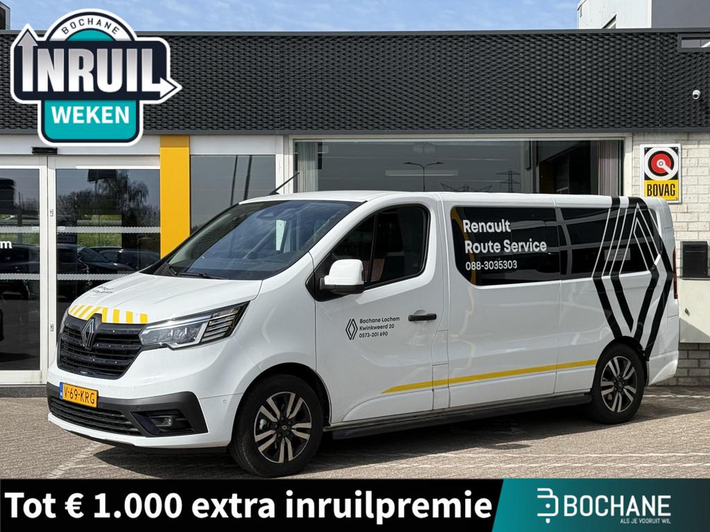 Renault Trafic 2.0 Blue dCi 170 DC T30 L2H1 Extra | Navigati, Auto's, Bestelauto's, Stof, 4 cilinders, Met garantie (alle), Renault