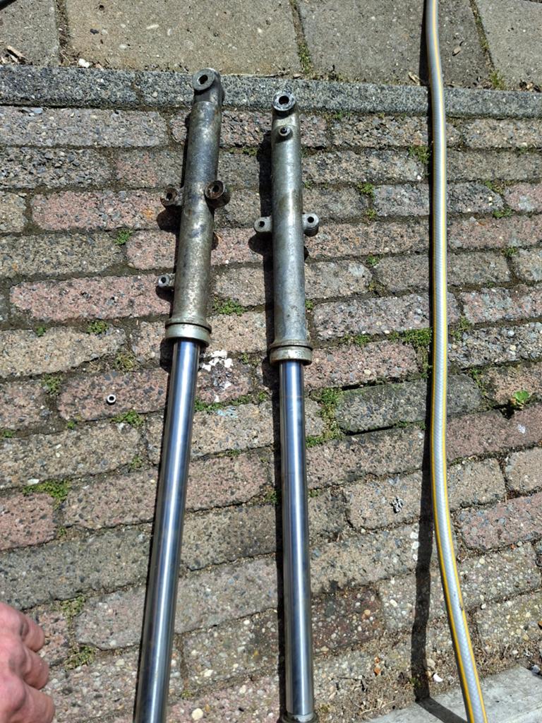 Yamaha  fs1 rd50m vorkpoten dx, Fietsen en Brommers, Brommeronderdelen | Oldtimers, Ophalen of Verzenden, Yamaha