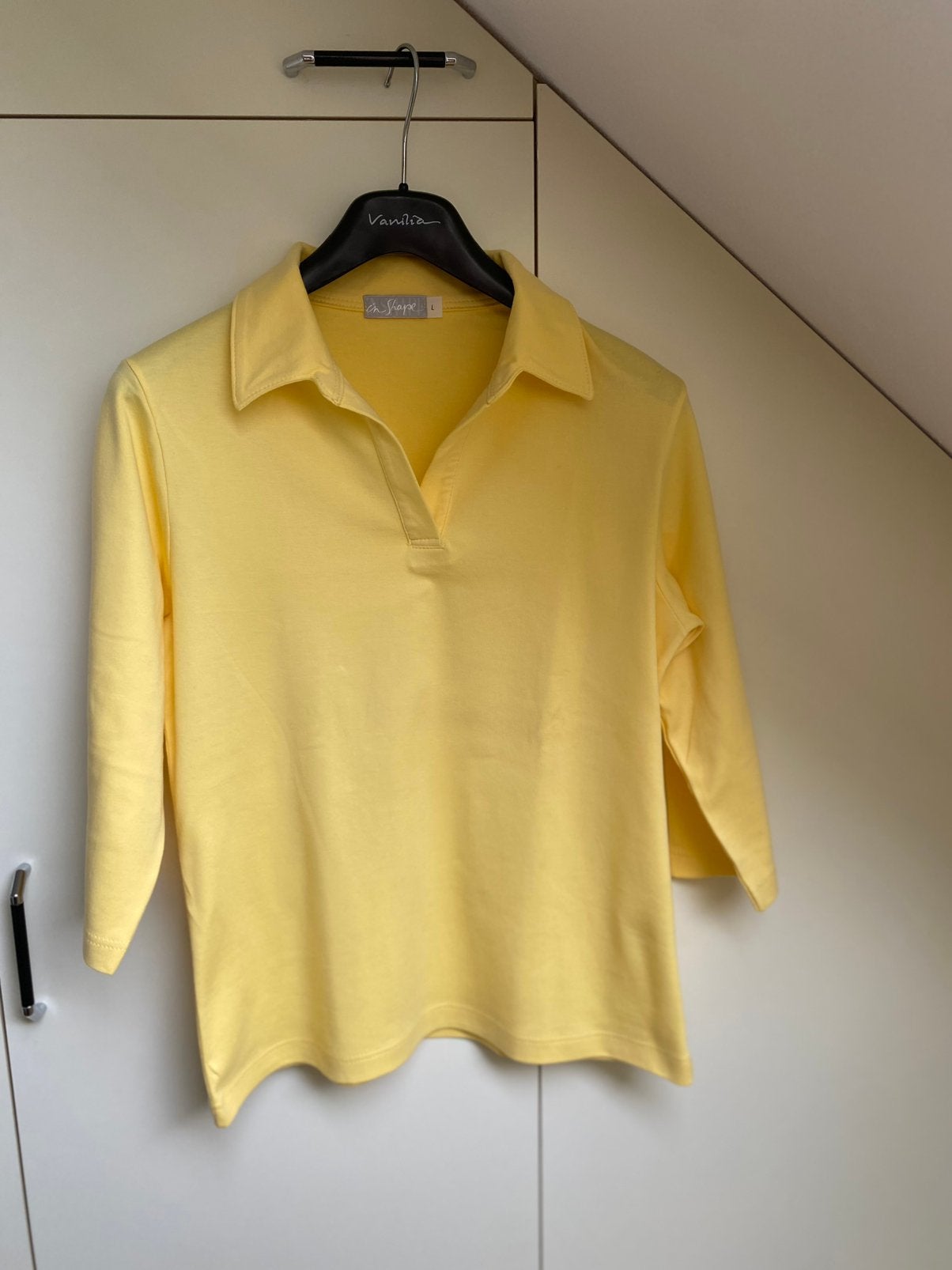 2 T Shirts lange mouw geel en Groen korte mouw maat L, Ophalen of Verzenden, Zo goed als nieuw, Geel