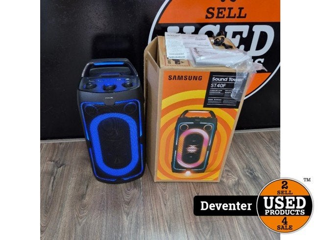 Samsung Sound Tower MX-ST40F met bon 16-08-2026  Betaal in3, Samsung, Zo goed als nieuw, Support@Samsung.com, 129, Samsung-ro, Yeongtong-gu
Suwon-si, Gyeonggi-do 16677
South Korea