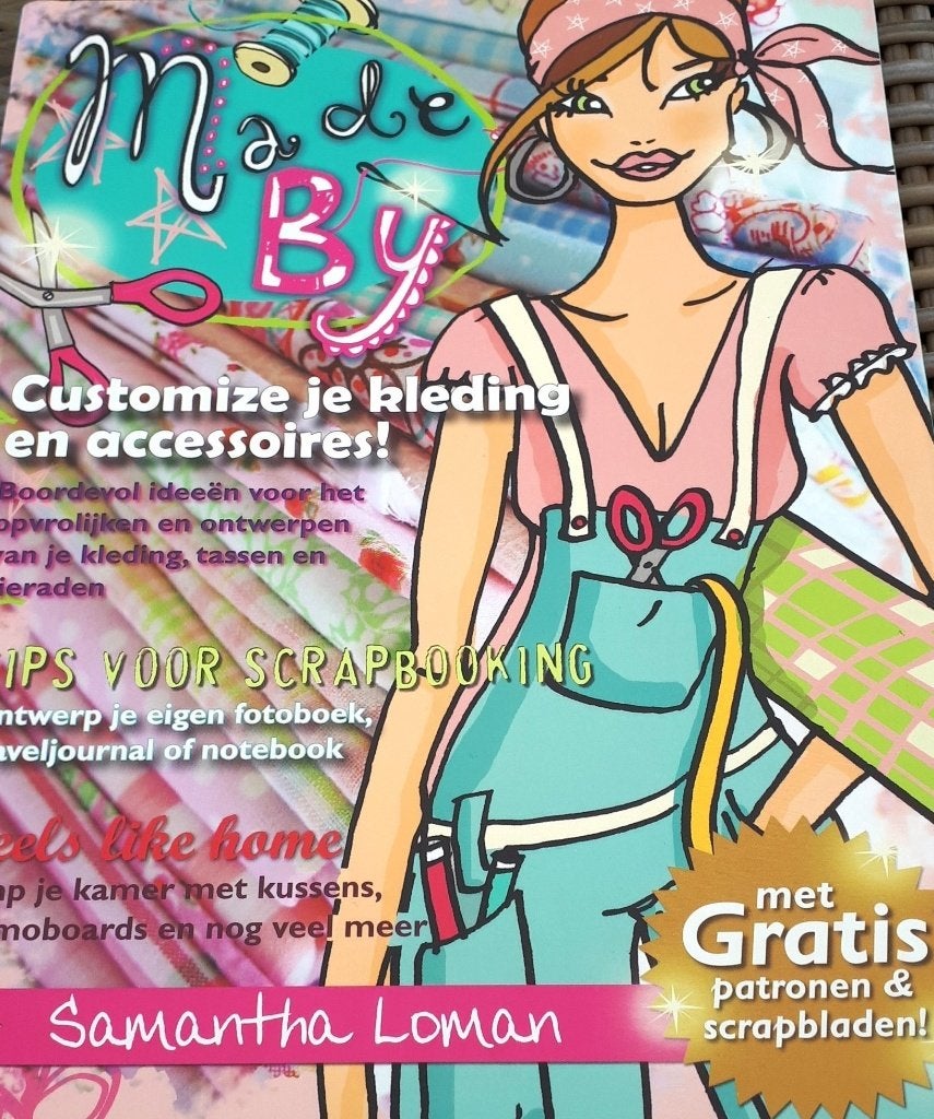 Samantha Loman – Made by me (DIY hobbyboek), Nieuw, Ophalen of Verzenden, Samantha Loman, Borduren en Naaien