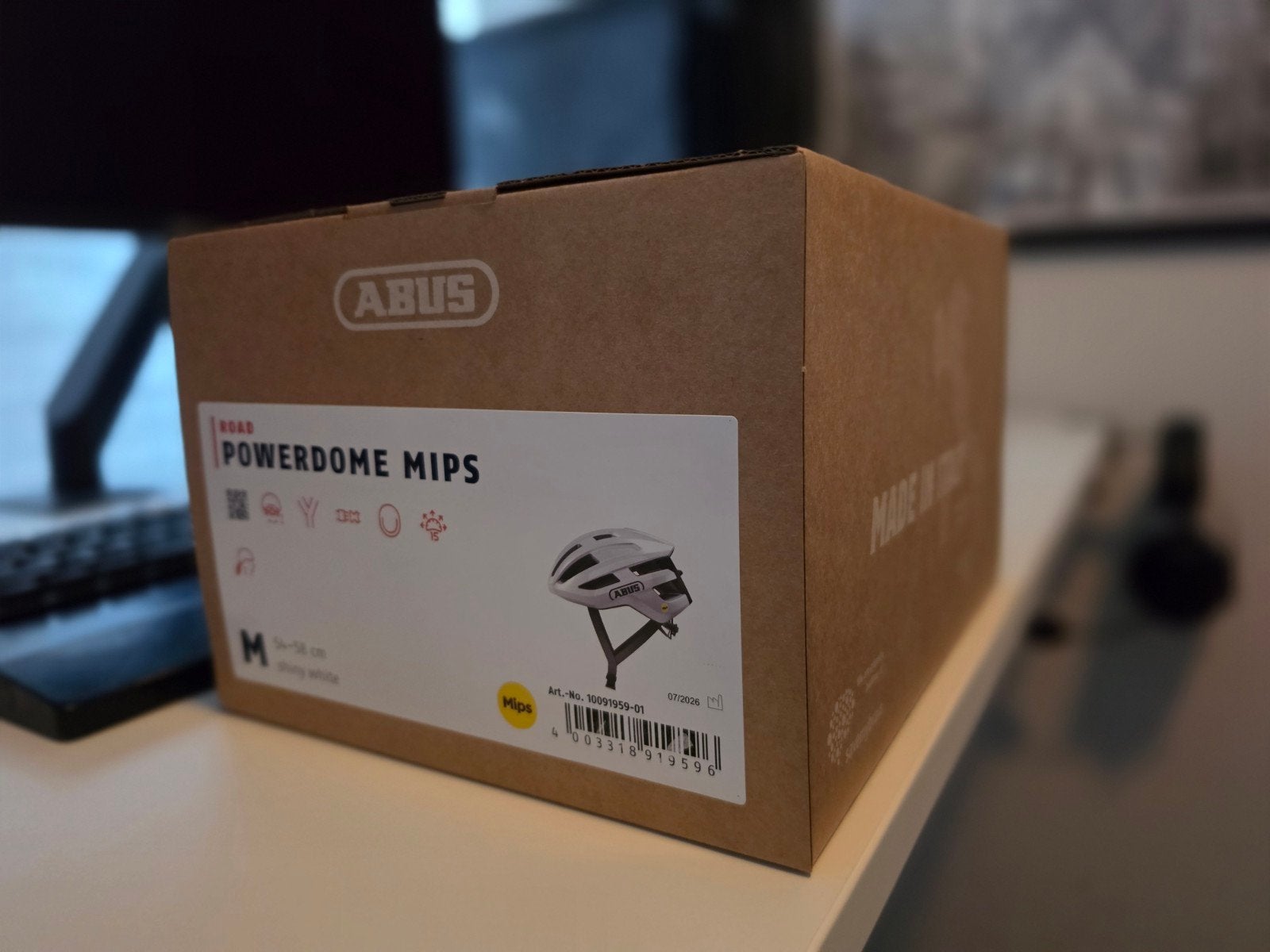 NIEUW: ABUS PowerDome MIPS - Maat M (54-58 cm), M, Nieuw, Ophalen of Verzenden, ABUS
