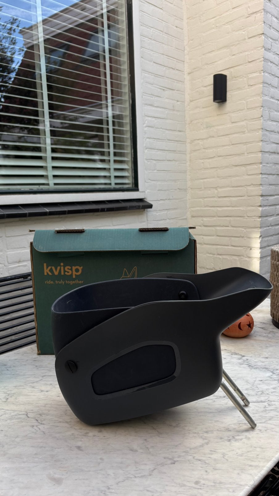 Kvisp hondenfietsmand zwart – compleet, Ophalen of Verzenden, Zo goed als nieuw