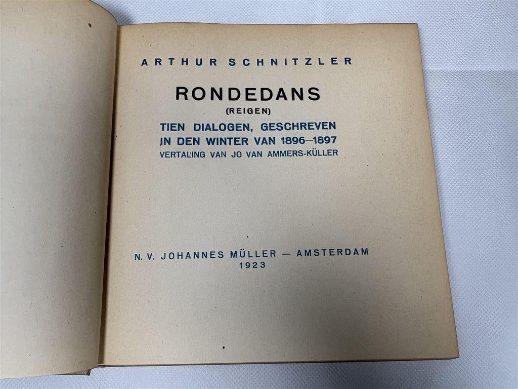 Arthur Schnitzler\'s Rondedans [Reigen] [1923] — 10 Dialogen, Ophalen of Verzenden, Gelezen, Ballet of Musical