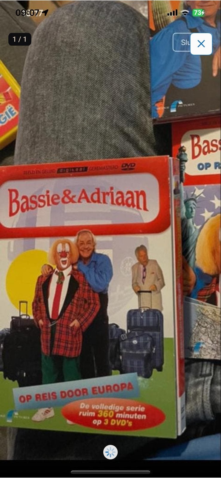 Bassie & Adriaan: Op Reis Door Europa (3 DVD's), Gebruikt, Alle leeftijden, Tv-serie, Familie