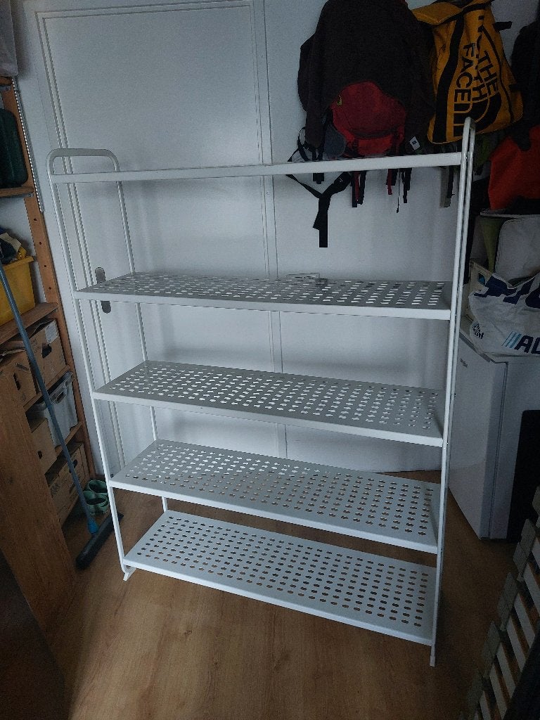 Metalen rek ikea, Ophalen, Zo goed als nieuw