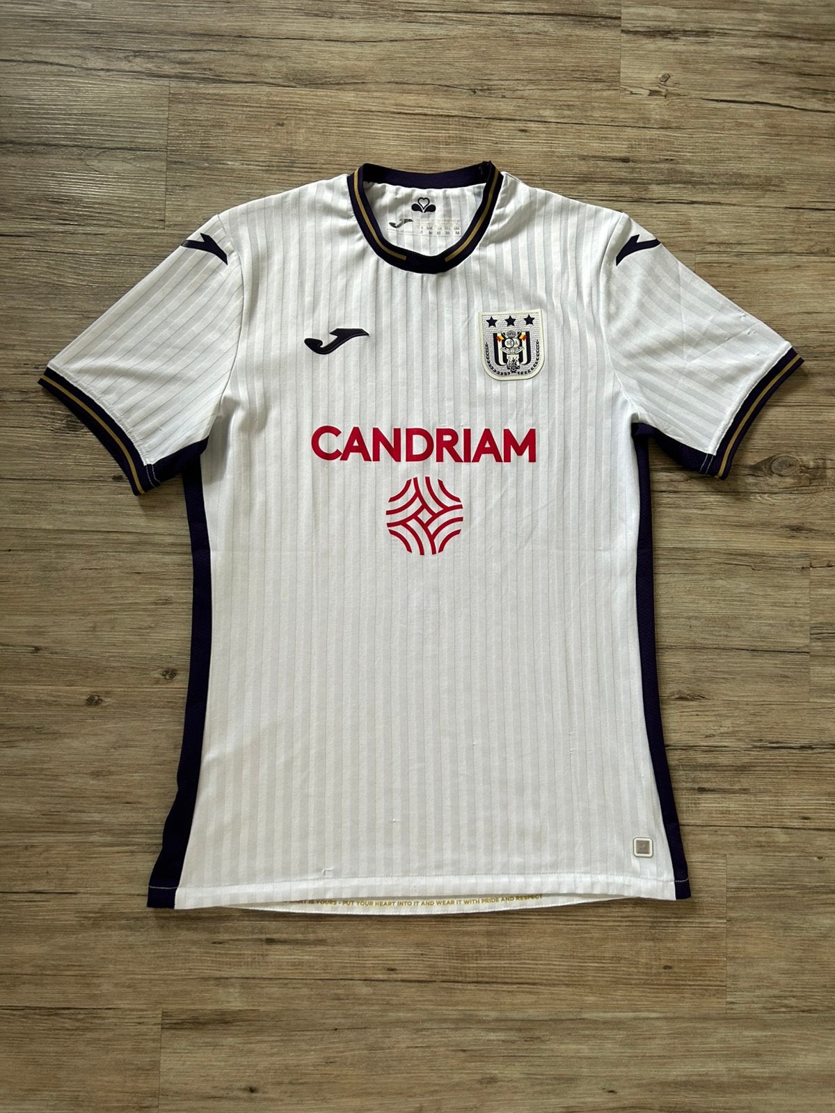 Origineel RSC Anderlecht Uitshirt 20/21 - Maat M, Maat M, Ophalen of Verzenden, Zo goed als nieuw, Shirt