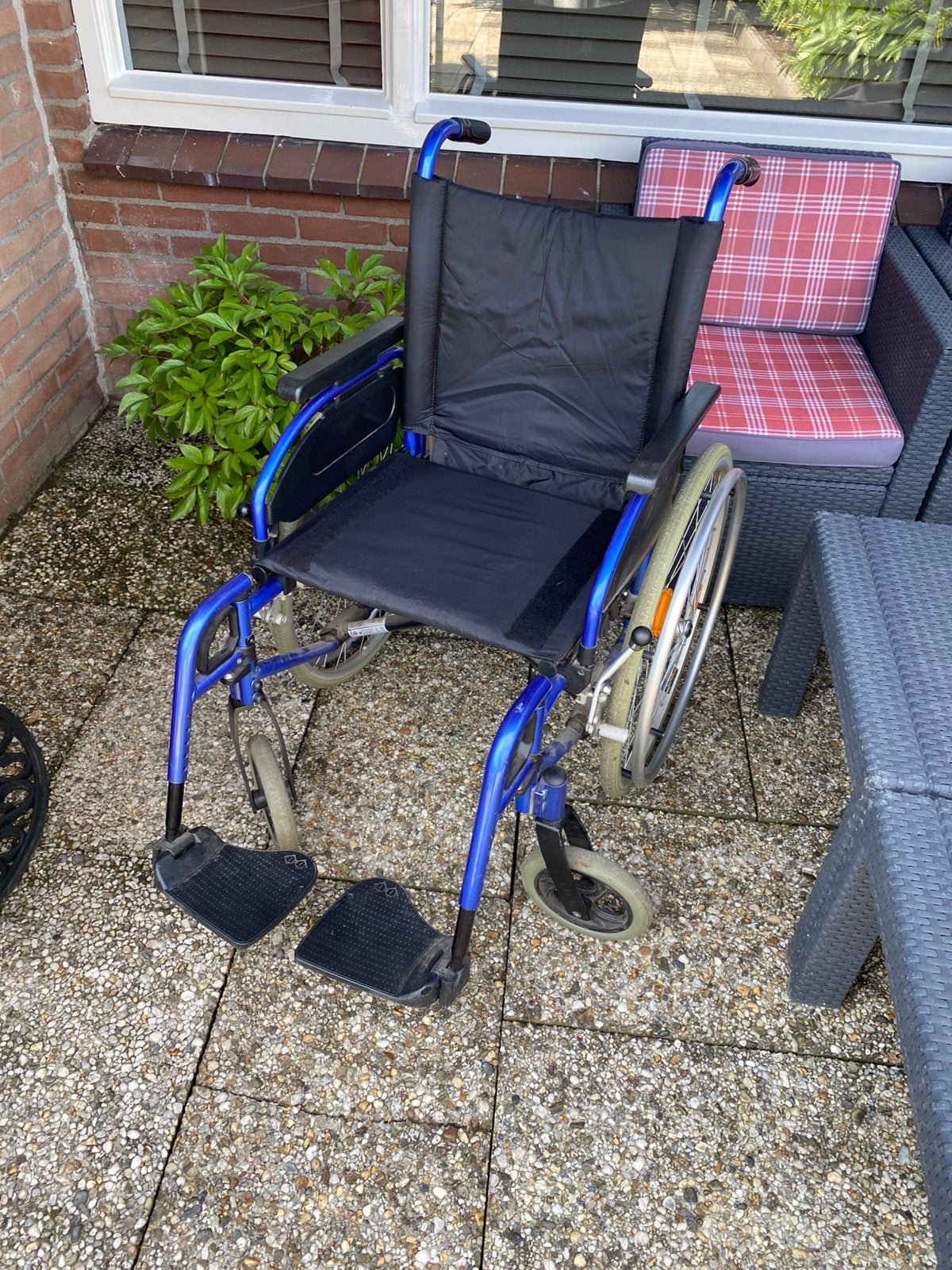 Rolstoel B+B, Ophalen, Inklapbaar, Gebruikt, Duwrolstoel