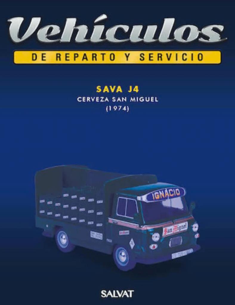 Sava J4 1974 SAN MIGUEL SCHAAL 1/43 reparto / servicio # 7, Verzenden, Nieuw, Bus of Vrachtwagen, Overige merken