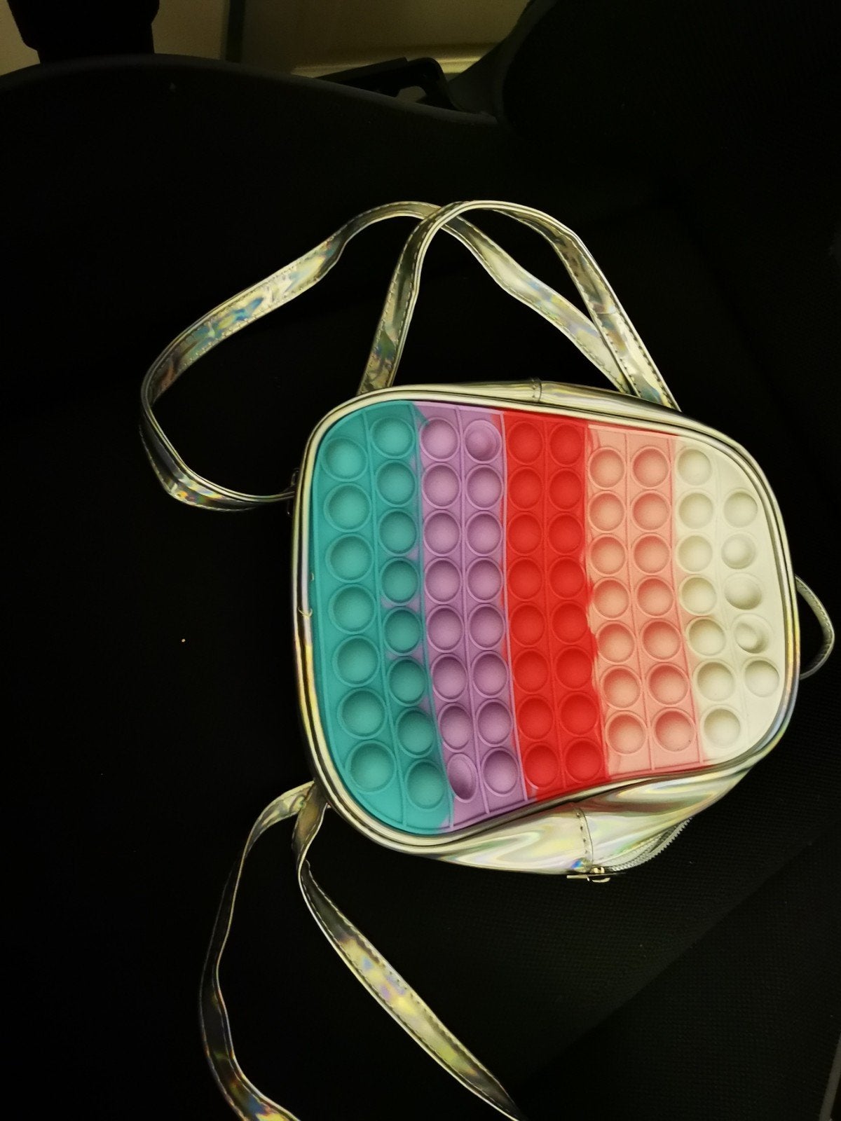 Nieuw Pop It Rugtasje - Regenboog Kleuren, Overige merken, Minder dan 30 cm, Nieuw, Ophalen of Verzenden