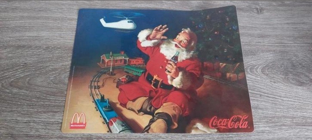 coca cola kerst placemat, Ophalen of Verzenden