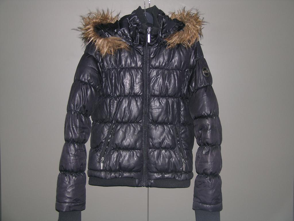 winterjas dames, Zwart, Coolcat, Gedragen, Ophalen