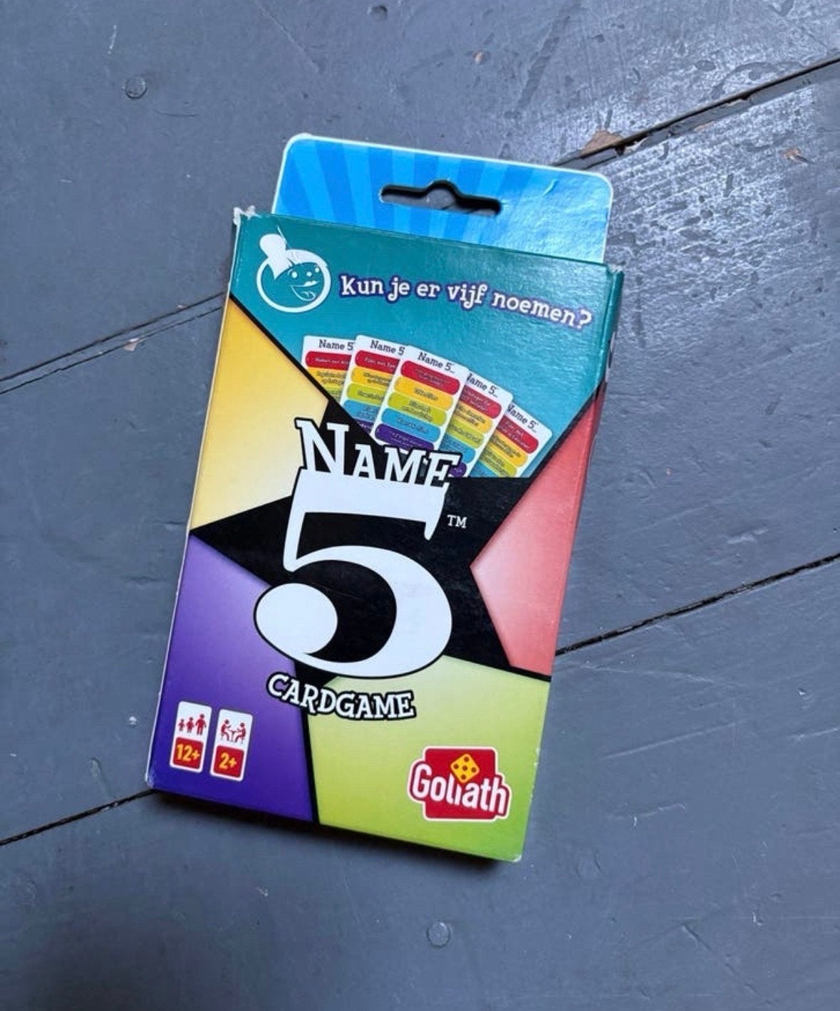 Name 5 Cardgame - Goliath, Een of twee spelers, Ophalen of Verzenden, Gebruikt