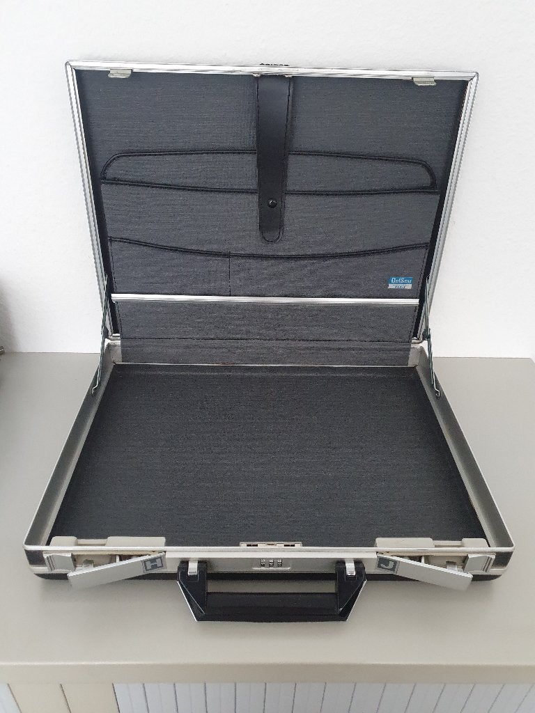 DELSEY Aktenkoffer, Gebruikt, Hard kunststof, Verzenden, Slot