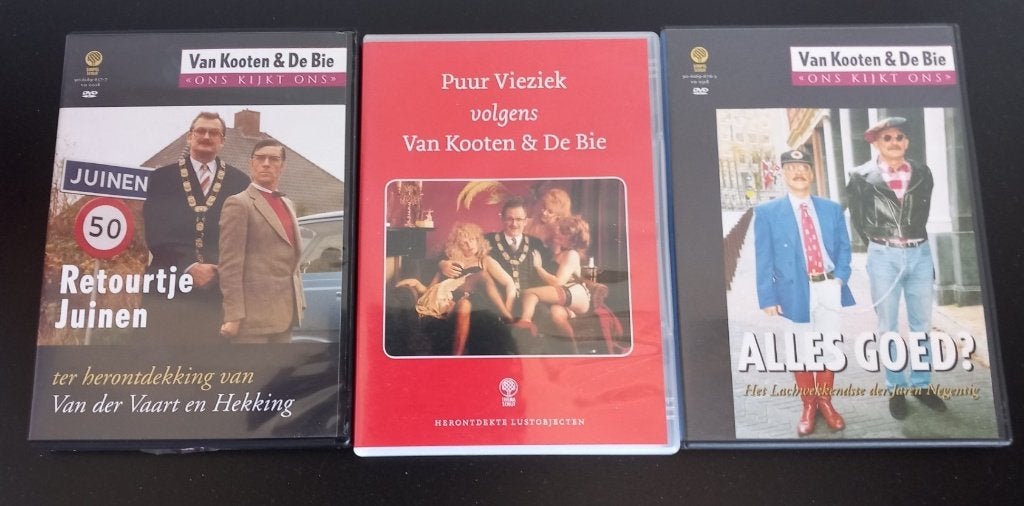 3 Van Kooten & De Bie dvd's, Alle leeftijden, Ophalen of Verzenden, Zo goed als nieuw, Nederlands