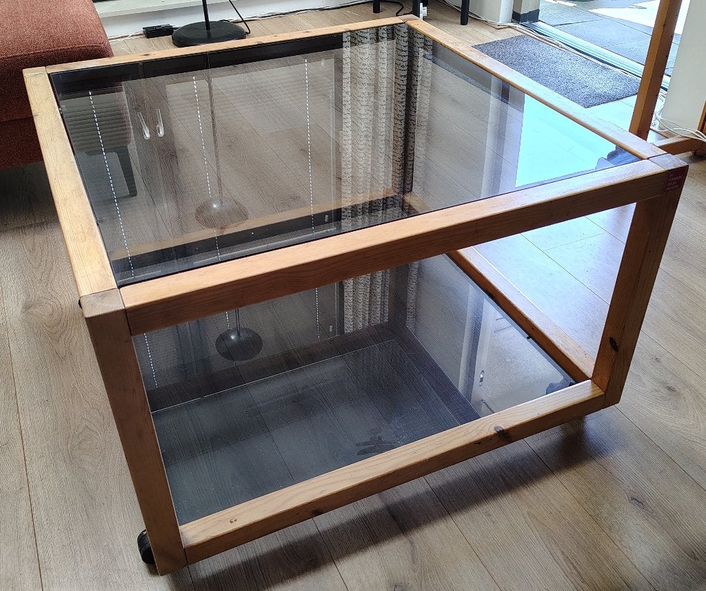 Salontafel IKEA, Huis en Inrichting, Tafels | Salontafels, Ophalen, Gebruikt, 50 tot 100 cm, Vierkant