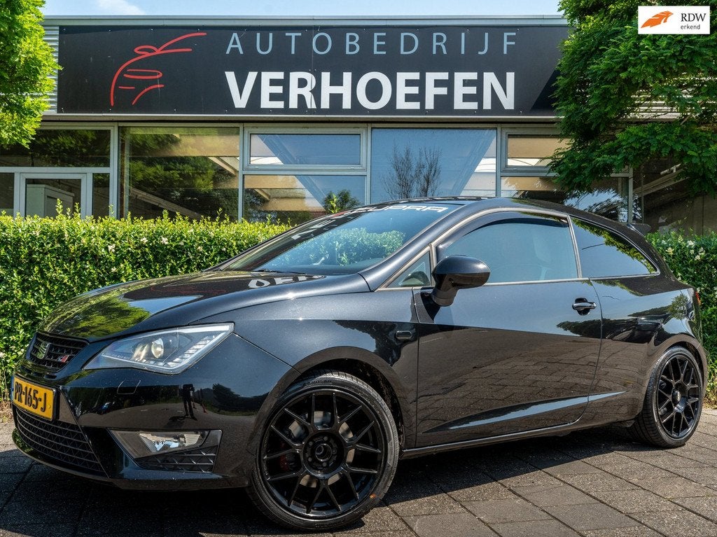 Seat Ibiza SC 1.4 TSI Cupra - AUTOMAAT - ZWART LEER - STOEL, Euro 5, Bi-Xenon koplampen, Gebruikt, Zwart