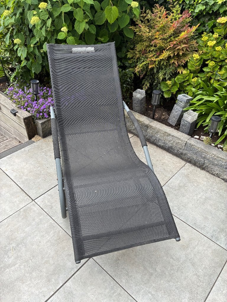 Tuin ligstoel schommel, Ophalen, Gebruikt, Metaal