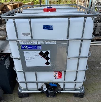 1000 liter vat, 150 liter of meer, Ophalen