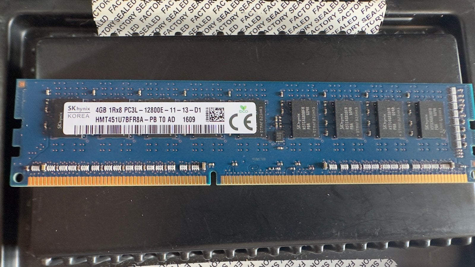 SK hynix 4GB DDR3-1600 Desktop RAM PC3-12800, Computers en Software, RAM geheugen, Gebruikt, Desktop, 4 GB, DDR3, Ophalen of Verzenden