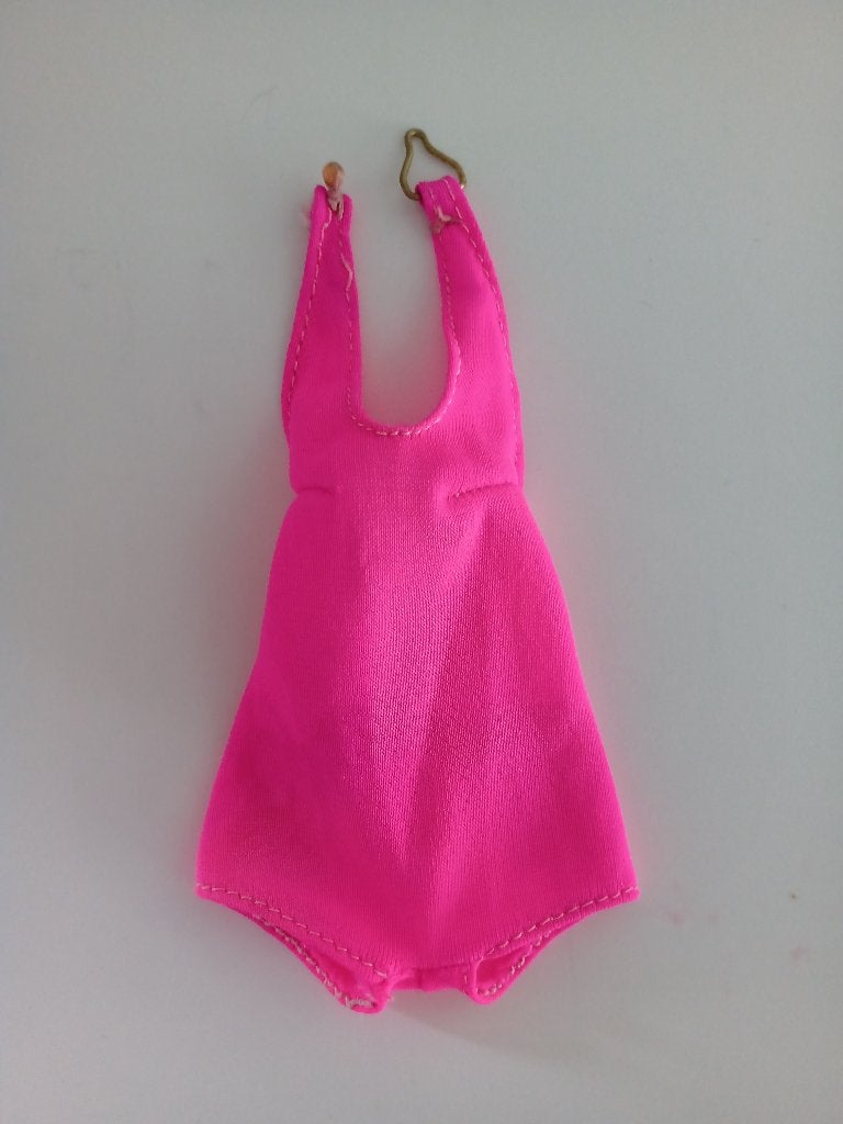 Roze Badpak voor Barbie #8588 uit 1973, Ophalen of Verzenden, Gebruikt, Kleertjes