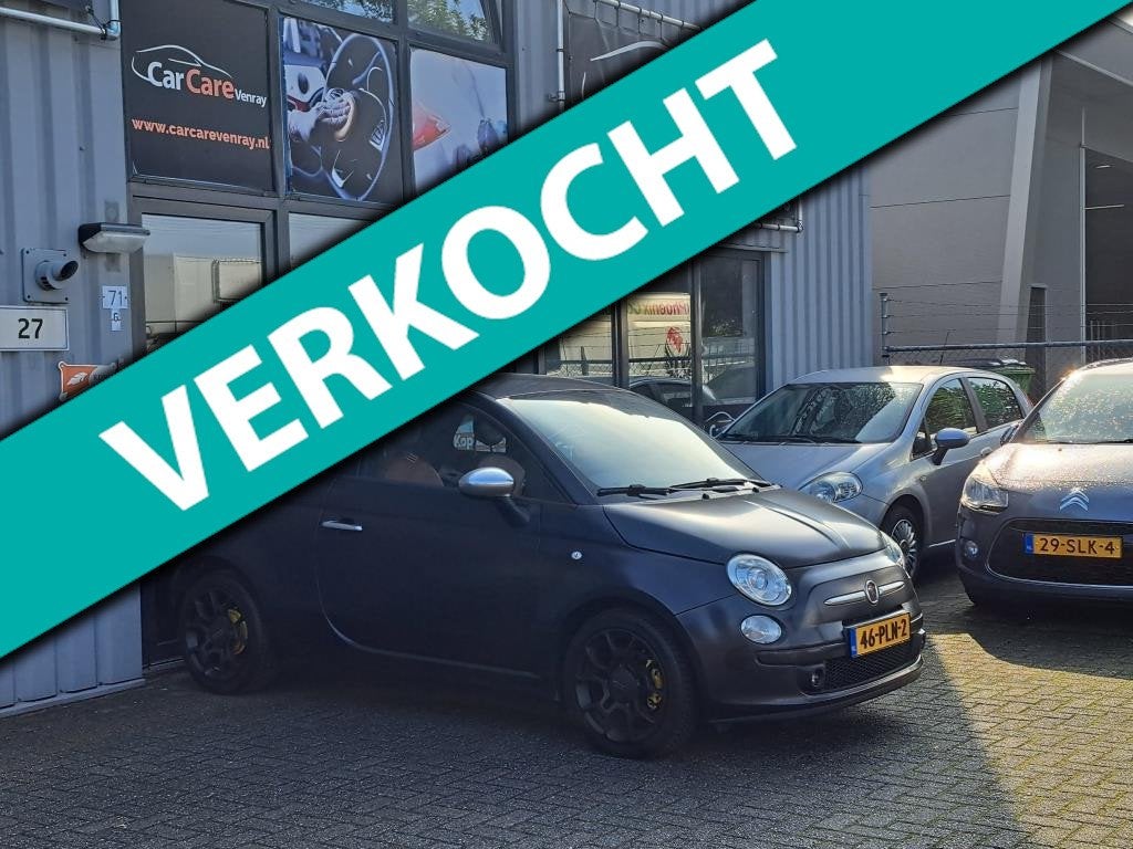 Fiat 500 0.9 TwinAir Blackjack|APK02-2027|AIRCO|NAP|NL AUTO|, Voorwielaandrijving, 86 pk, Gebruikt, 31 €/maand