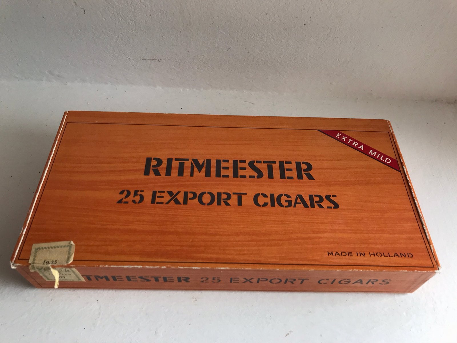 Sigarendoos Ritmeester export cigars / sigaren, Ophalen of Verzenden, Gebruikt, Tabaksdoos of Verpakking
