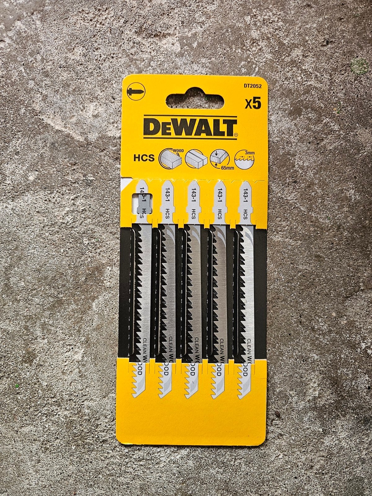 DeWalt HCS Decoupeerzaagbladen - 5 stuks voor hout, Doe-het-zelf en Verbouw, Ophalen, DeWalt, Decoupeerzaag, Nieuw