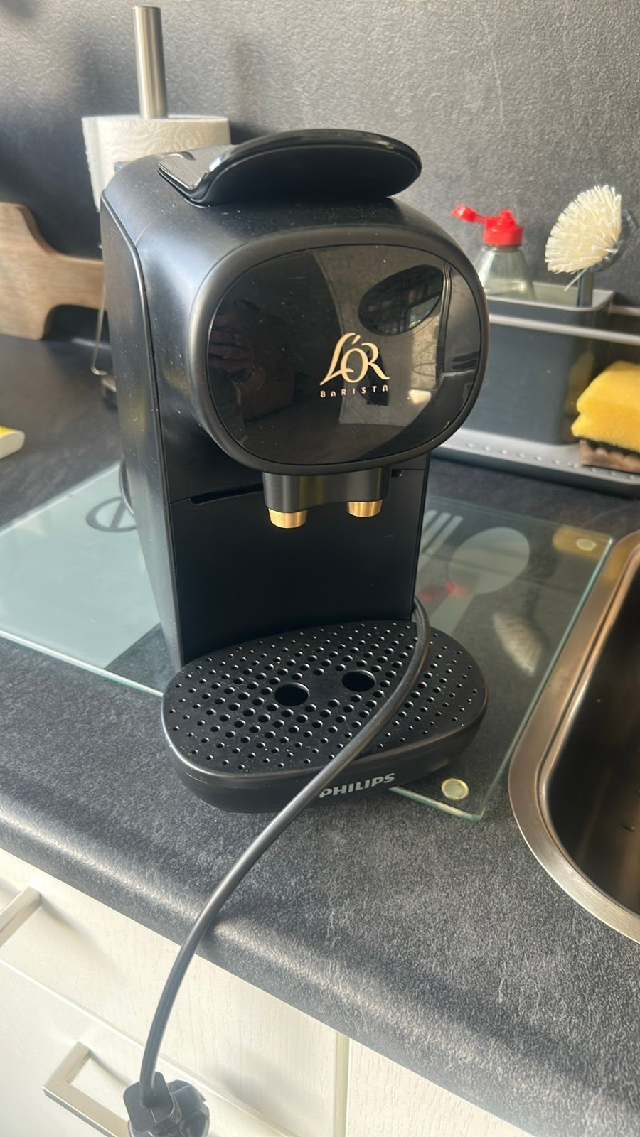 L’or Baristo Philips Koffiemachine - Perfecte Espresso!, Ophalen, Zo goed als nieuw, Koffiemachine