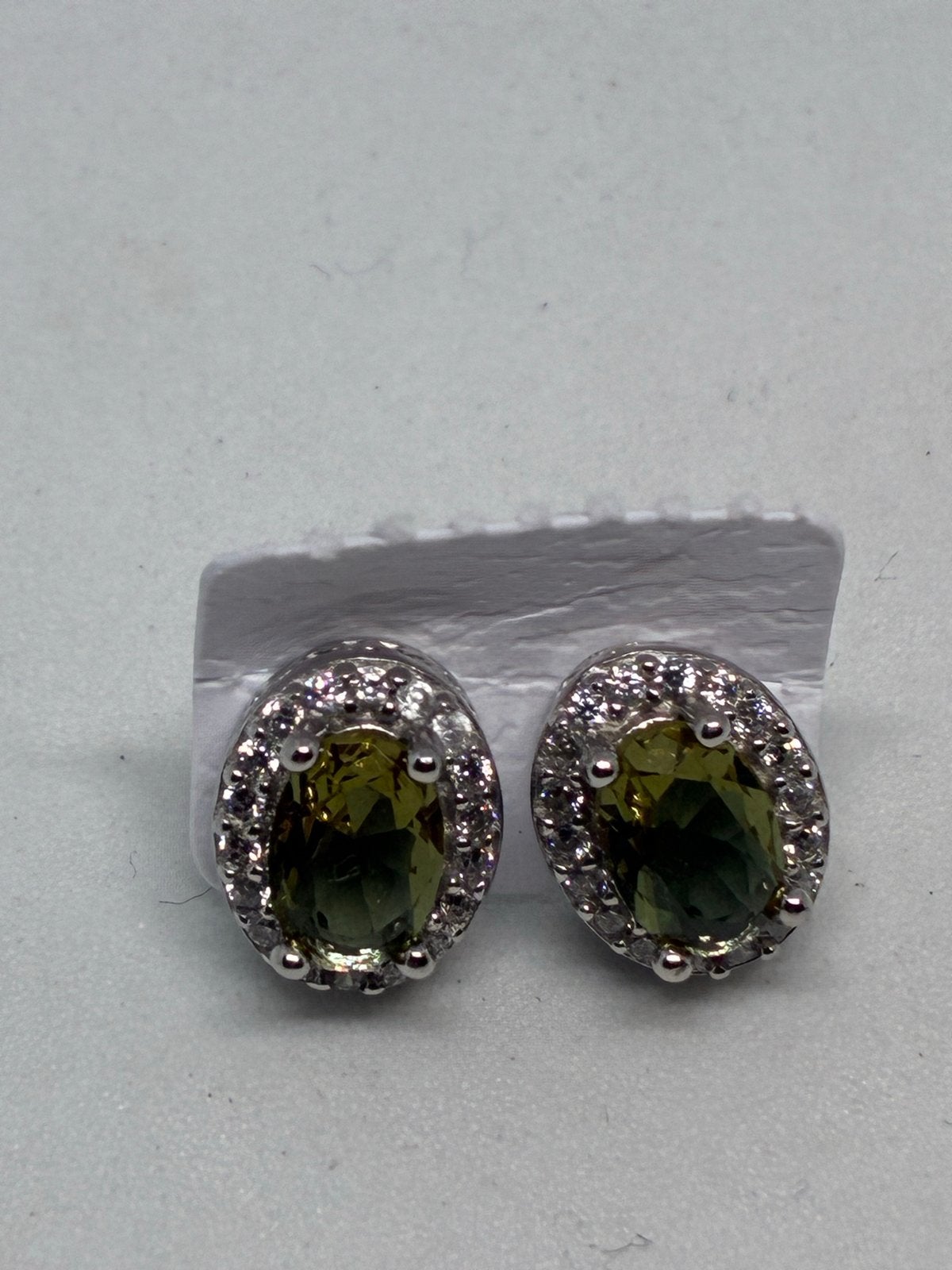 Zilver 925 Oorbellen met Lab-Made Zultaniet