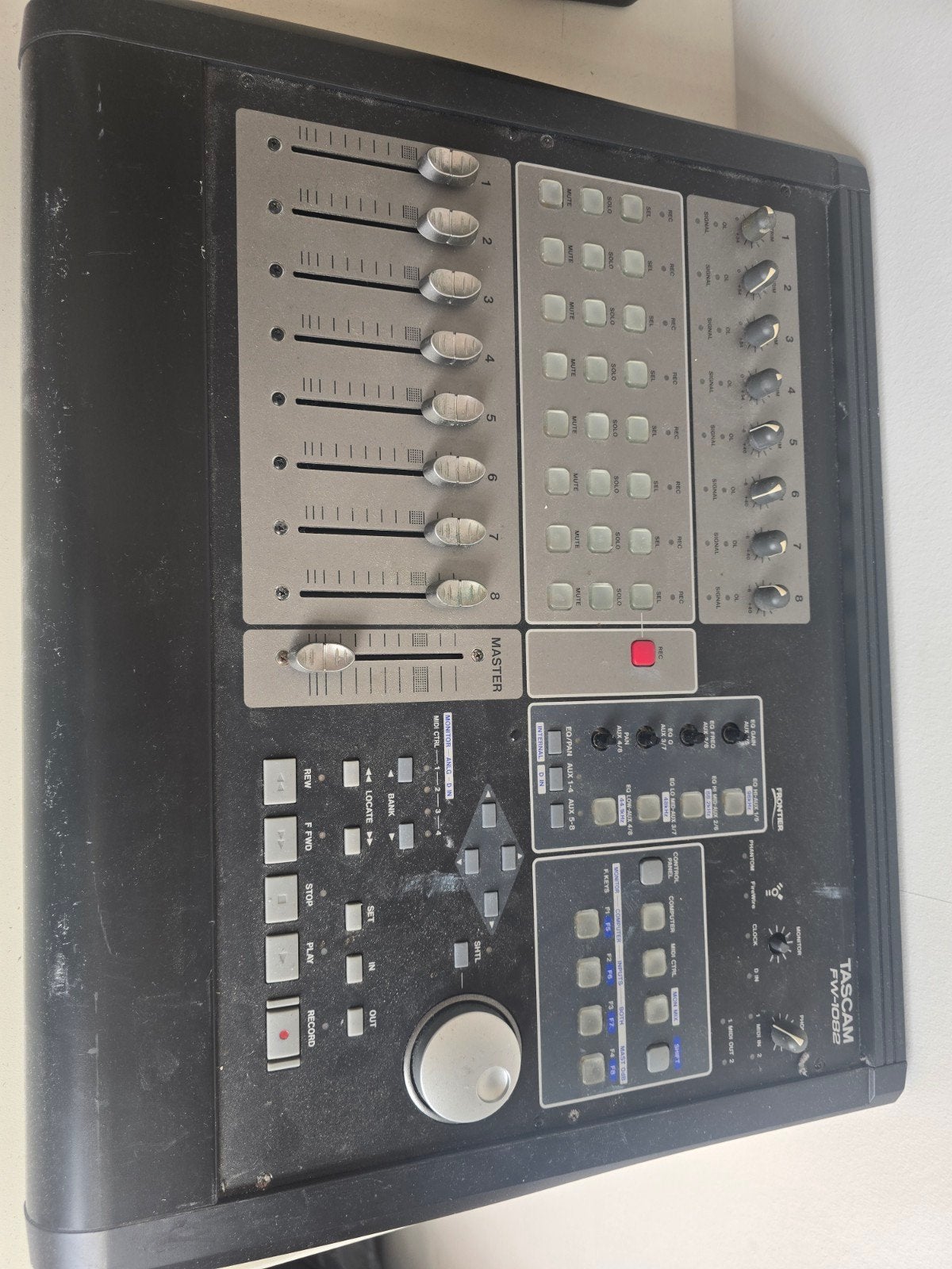 TASCAM FW-1082 FireWire Audio/MIDI Interface Controller, Ophalen of Verzenden, Gebruikt, 5 tot 10 kanalen, Microfooningang