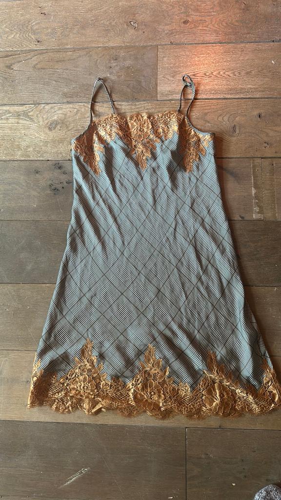 Nieuw jurkje lingerie van Twin Set, Simona Barbieri, maat S, Ophalen of Verzenden, Bruin