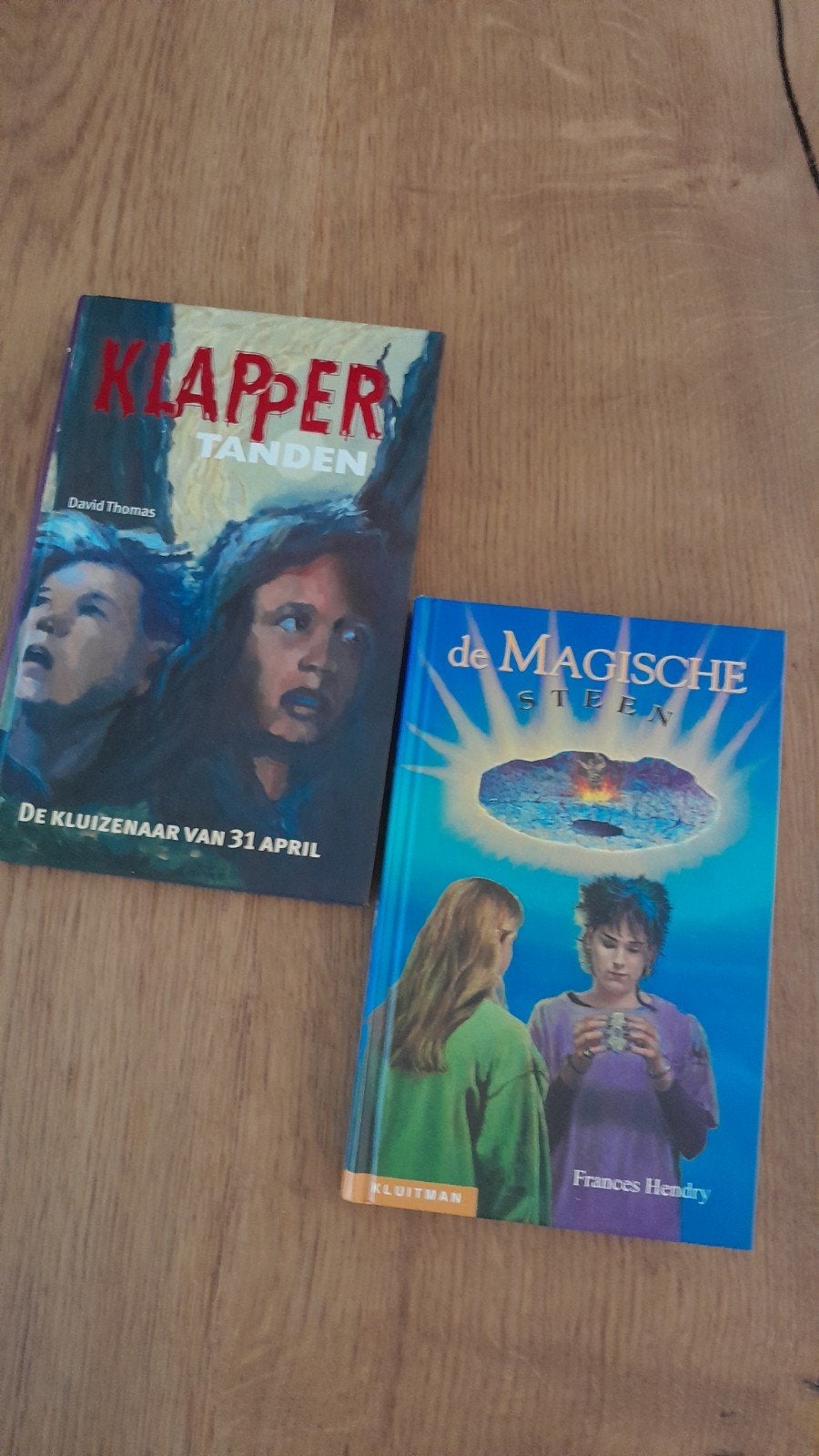 Boek, "De Magische Steen" en "De kluizenaar van 31 april", Boeken, Kinderboeken | Jeugd | 10 tot 12 jaar, Zo goed als nieuw, Ophalen of Verzenden